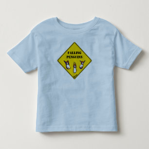 T-shirt de queda dos pinguins