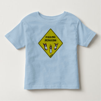 T-shirt de queda dos pinguins