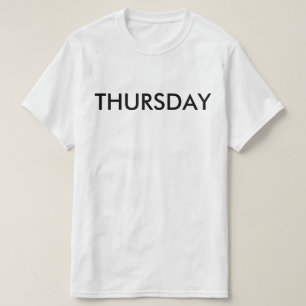 T-shirt de quinta-feira