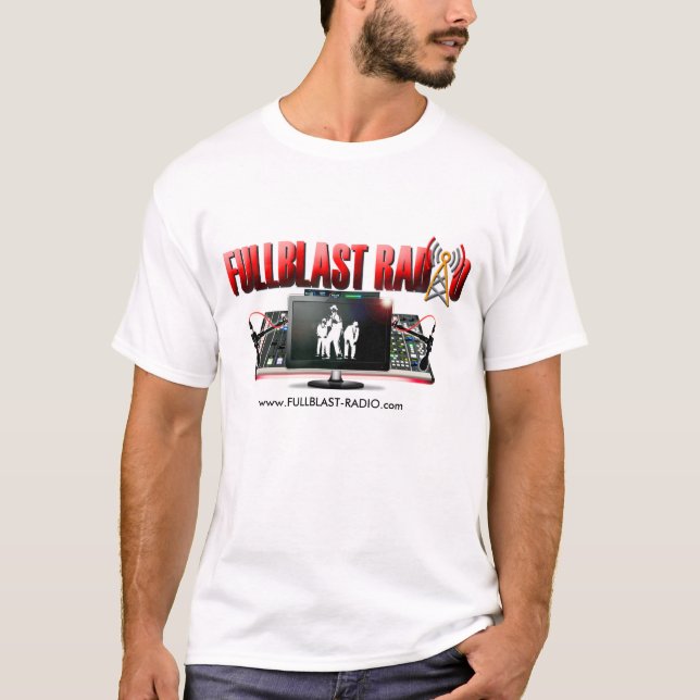 T-shirt de rádio de Fullblast (Frente)