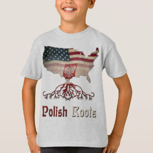 T-Shirt de Raízes de Ancestrais Poloneses