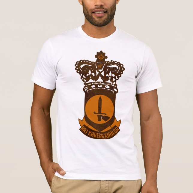T-shirt de Raj Karega KHALSA (Frente)