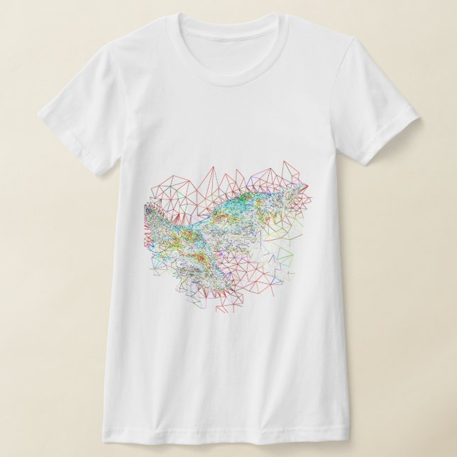 T-Shirt de Raposa e Cubo (Postura )