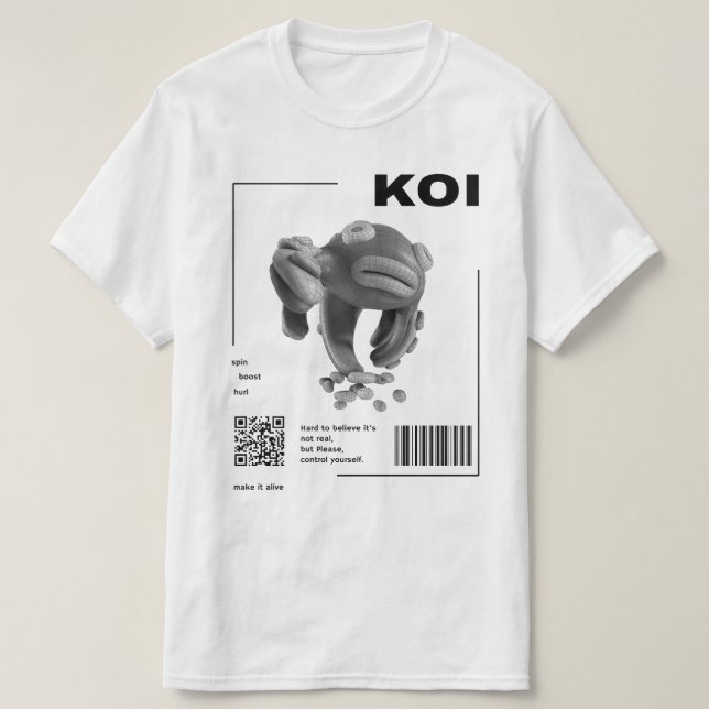 T-shirt de realalidade aumentada (Frente do Design)