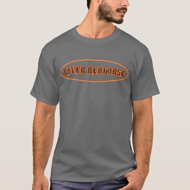 T-shirt de Redhorse do rio (escuro) (Frente)