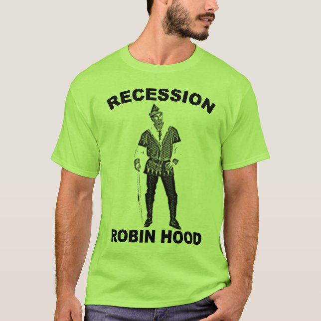 T-shirt de Robin Hood da retirada do couture do (Frente)