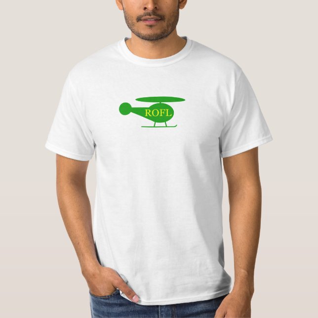 T-shirt de ROFLcopter (Frente)