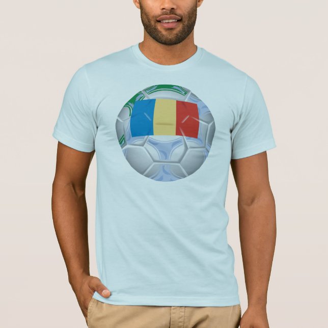 T-shirt de Romania (Frente)