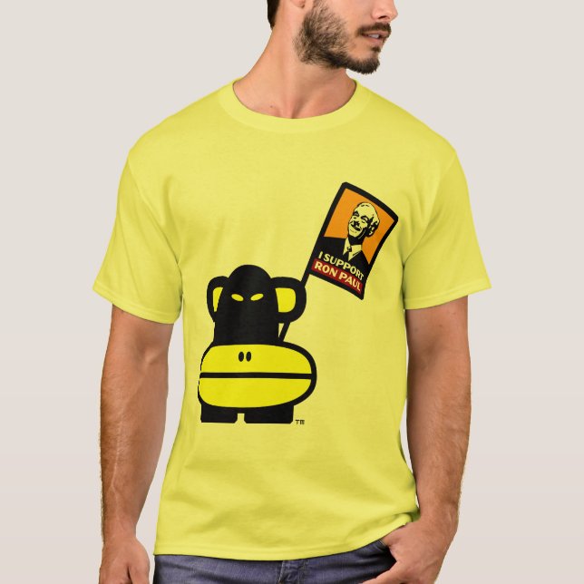 T-shirt de Ron Paul PowerMonkey (Frente)
