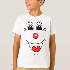 T-Shirt De Rosto De Palhaço
