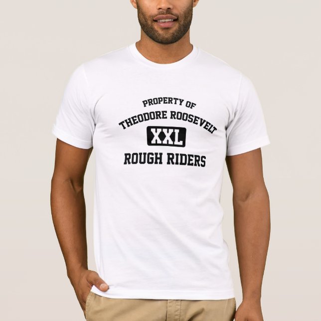 T-shirt de RoughRiders do segundo grau de Theodore (Frente)