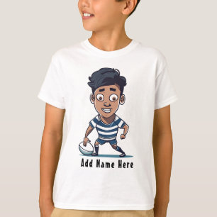 T-Shirt de Rugby de Crianças Personalizadas