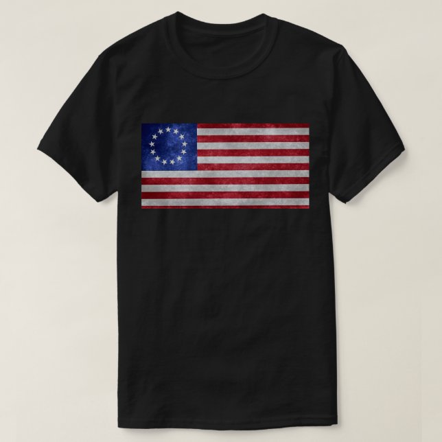 T-shirt de Rush Limbaugh Betsy Ross (Frente do Design)