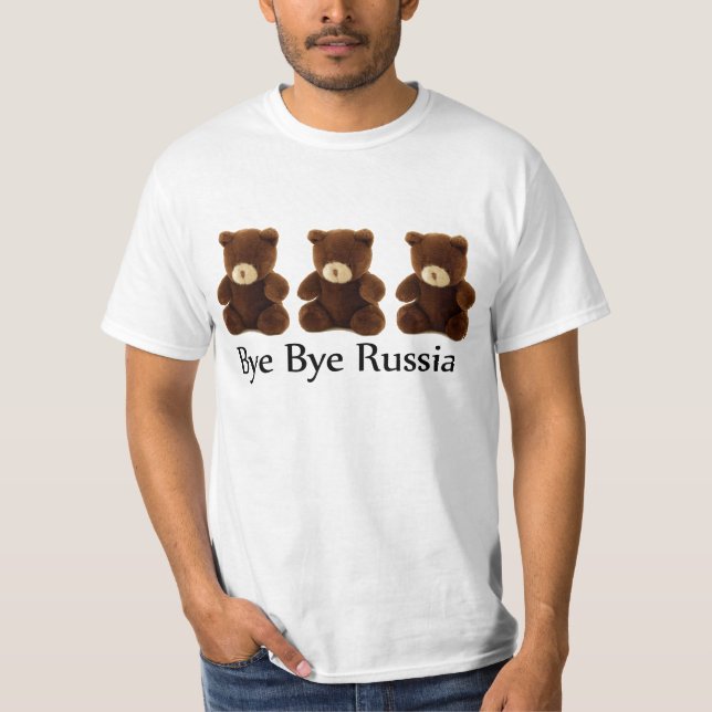 T-shirt de Rússia do adeus (Frente)
