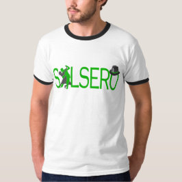 T-shirt de SALSERO com casal & chapéu da dança