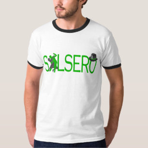 T-shirt de SALSERO com casal & chapéu da dança