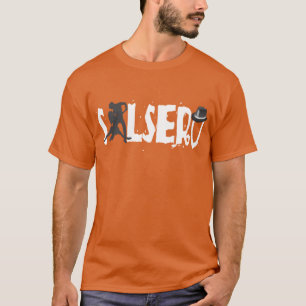 T-shirt de SALSERO com casal & chapéu da dança