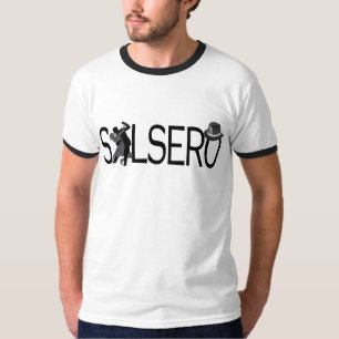 T-shirt de SALSERO com casal & chapéu da dança