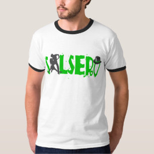 T-shirt de SALSERO com casal & chapéu da dança