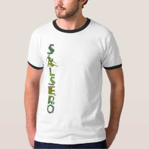 T-shirt de SALSERO com casal da dança em vez de A