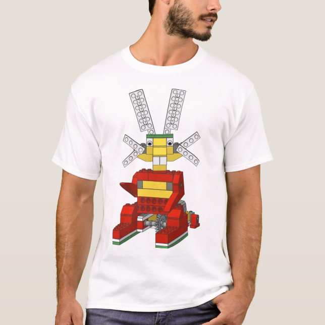 T-shirt de salto do coelho (Frente)