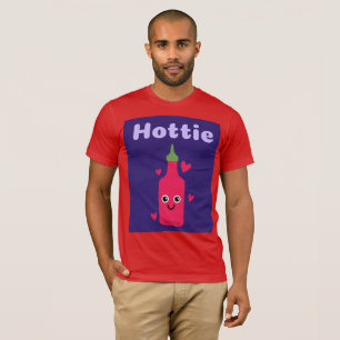 T-SHIRT DE SAUCE QUENTE ENGRAÇADO DE HOTTIE