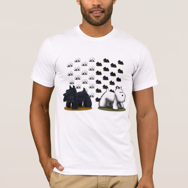 T-shirt de ScottieWestiePattern (Frente)