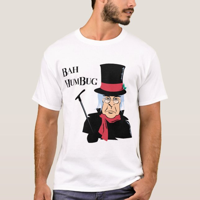 T-shirt de Scrooge da farsa de Bah (Frente)