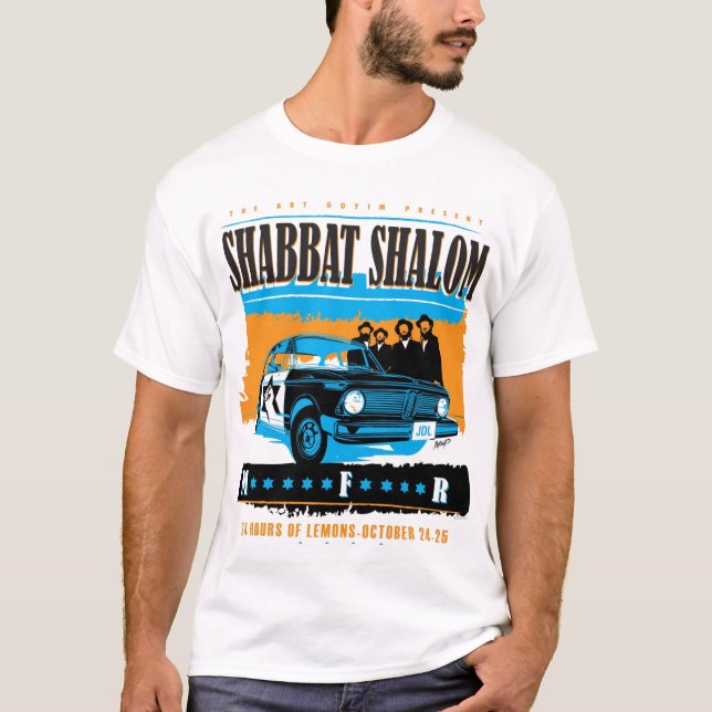 T-shirt de Shabbat Shalom (Frente)