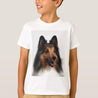 T-shirt de Sheltie para miúdos