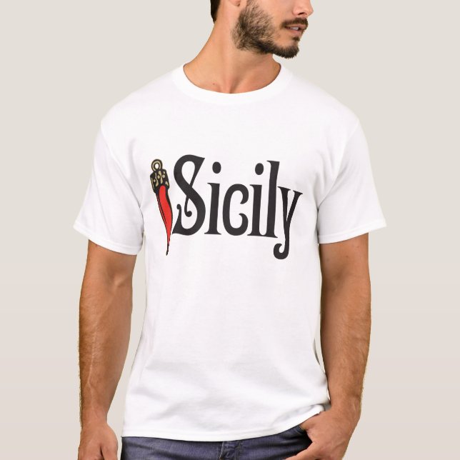 T-shirt de Sicília (Frente)