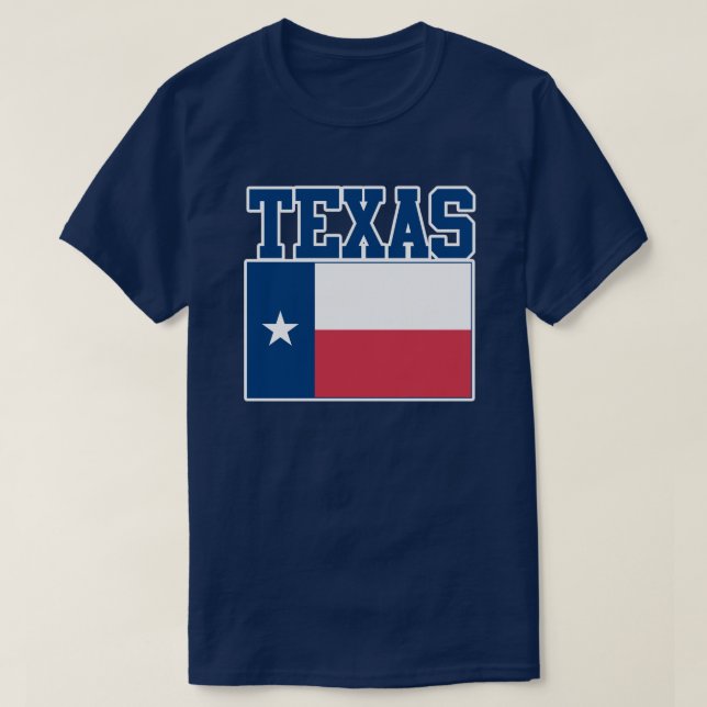 T-Shirt de Sinalizador do Texas (Frente do Design)