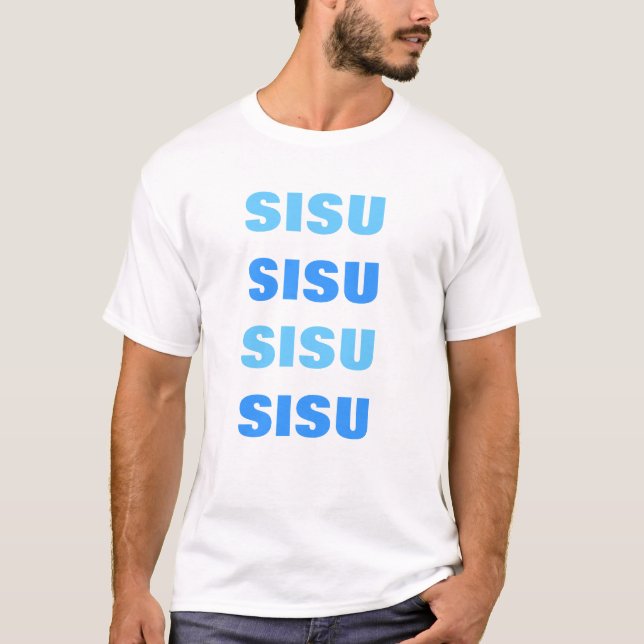 T-shirt de SISU (orgulho finlandês) (Frente)