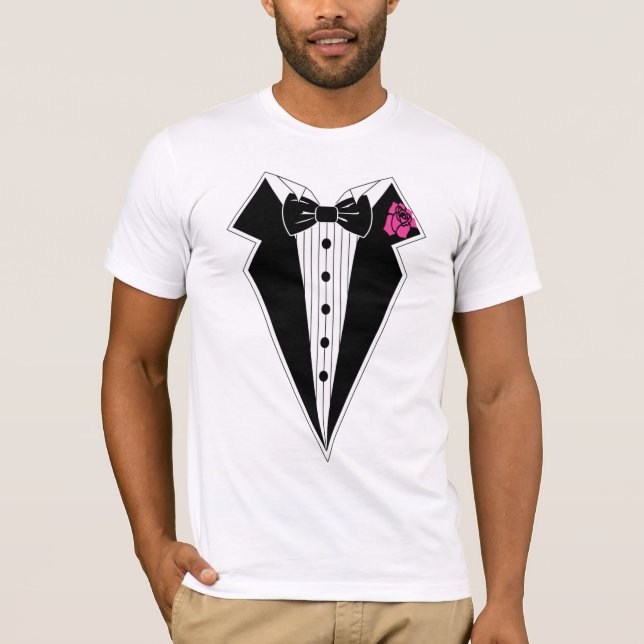 t-shirt de smoking (Frente)