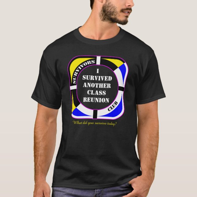 T-Shirt de Sobrevivência Personalizável (Frente)