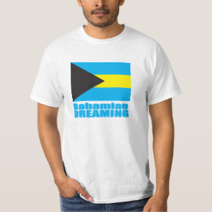 T-shirt de sonho baamiano da bandeira de Bahamas