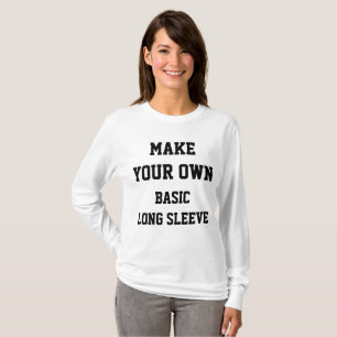 T-SHIRT DE SONO LONGO E Personalizado para Mulhere