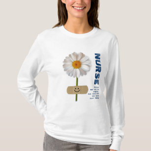 T-shirt de sorriso do presente da enfermeira da