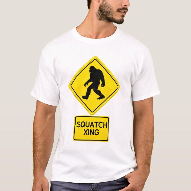 T-shirt de Squatch Xing (Frente)