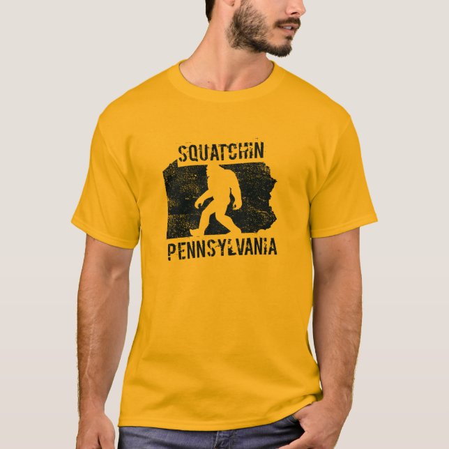 T-shirt de Squatchin Pensilvânia (Frente)