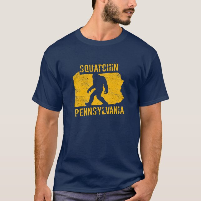T-shirt de Squatchin Pensilvânia (Frente)