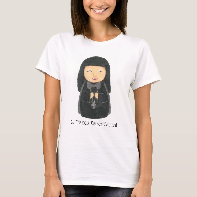 T-shirt de St Francis Xavier Cabrini (Frente)