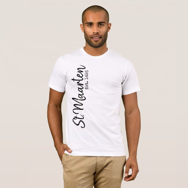 T-shirt de St.Maarten (Frente Completa)