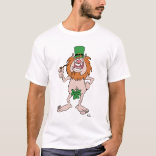 T-shirt de St Patrick do Leprechaun dos desenhos