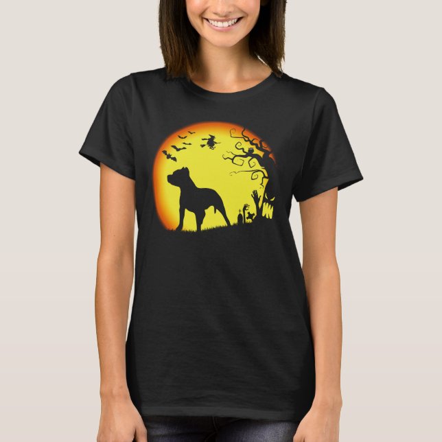 T-shirt de Staffordshire bull terrier (Frente)
