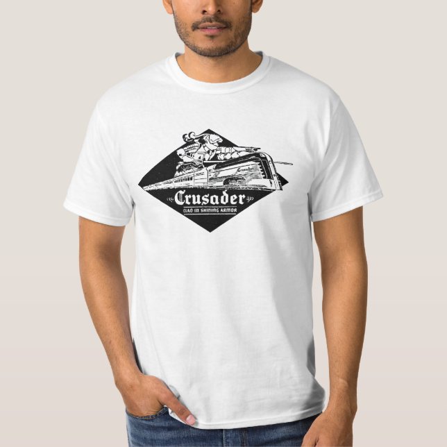 T-shirt de Streamliner do cruzado da estrada de (Frente)