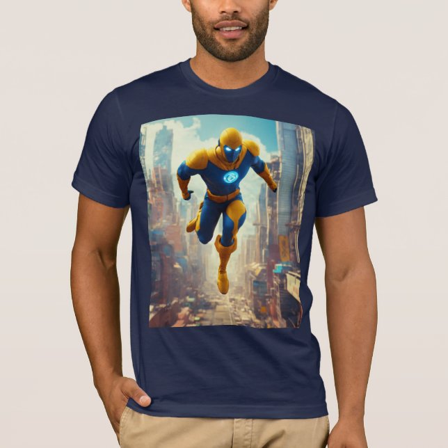 t-shirt de super-herói (Frente)