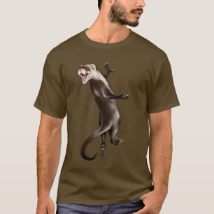 T-shirt de suspensão da doninha