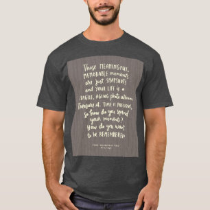 T-shirt De "t-shirt dos homens aqueles momentos memorávei