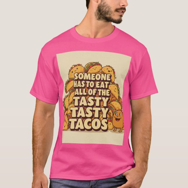 T-Shirt de Tacos de Torradas Torradas (Frente)